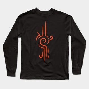 Mystic Glyph Red Long Sleeve T-Shirt